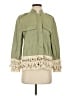 Zara 100% Baumwolle Green Jacket Size XS - photo 1