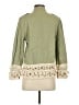 Zara 100% Baumwolle Green Jacket Size XS - photo 2
