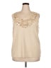 Ruby Rd. Tan Sleeveless Blouse Size 3X - photo 1
