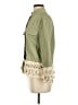 Zara 100% Baumwolle Green Jacket Size XS - photo 5