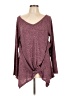 Doe & Rae Burgundy Pullover Sweater Size L - photo 1