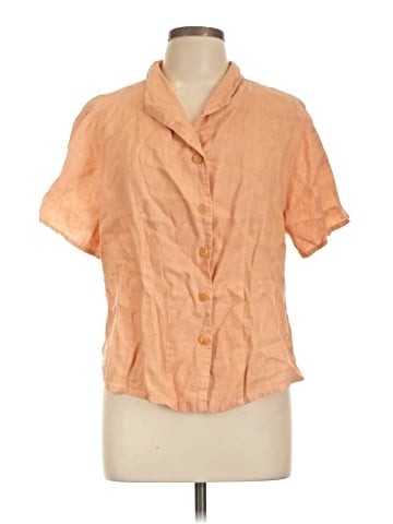 Flax Short Sleeve Blouse (view 1)