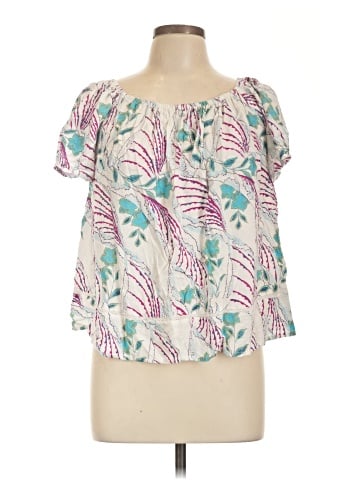 Attention Short Sleeve Blouse (view 1)