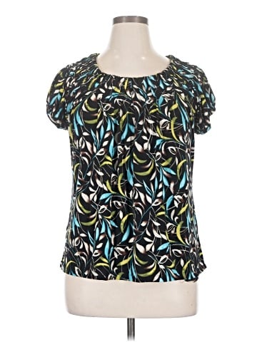Style&Co Short Sleeve Blouse (view 1)