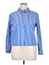 Alexander Jordan Stripes Blue Long Sleeve Blouse Size XL - photo 1