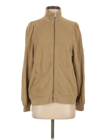 Madewell Garment-Dyed Terry Zip-Up Sweatshirt (view 1)