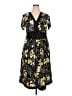 DressBarn Print Black Casual Dress Size 18 - photo 1