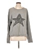 Mono b 100% Cotton Stars Silver Sweatshirt Size L - photo 1