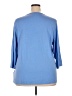 Laura Ashley Blue 3/4 Sleeve Top Size 2X - photo 2