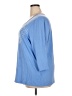 Laura Ashley Blue 3/4 Sleeve Top Size 2X - photo 5