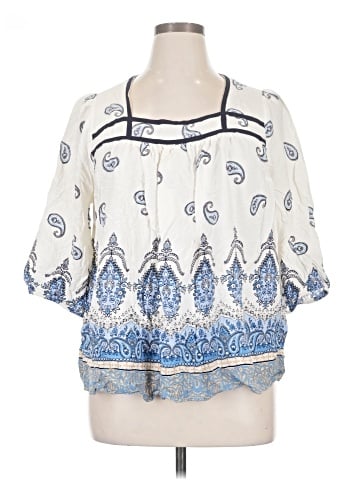 Lane Bryant Short Sleeve Blouse (view 1)