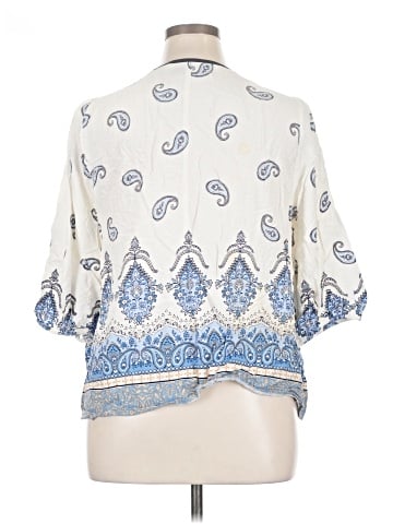 Lane Bryant Short Sleeve Blouse (view 2)
