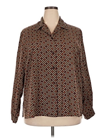 Notations Long Sleeve Blouse (view 1)