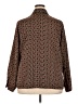 Notations 100% Polyester Tweed Brown Long Sleeve Blouse Size 2X - photo 2