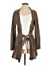 Tribal 100% Cotton Brown Cardigan Size S - photo 1