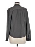 Elodie 100% Polyester Gray Long Sleeve Blouse Size M - photo 2