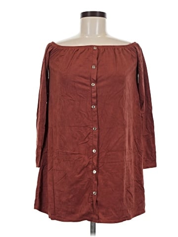 Charlotte Russe 3/4 Sleeve Blouse (view 1)