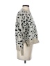 Aqua Animal Print Silver Pullover Sweater Size S - photo 4