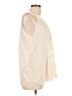 Hem & Thread 100% Polyester Ivory Sleeveless Blouse Size L - photo 4