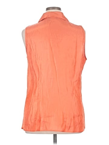 Ashley Stewart Sleeveless Button-Down Shirt (view 2)
