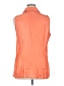 Ashley Stewart Orange Sleeveless Button-Down Shirt Size 16 - photo 2