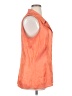 Ashley Stewart Orange Sleeveless Button-Down Shirt Size 16 - photo 4