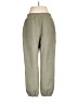 Comfrt Solid Green Casual Pants Size M - photo 2