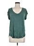 Double Zero Teal Short Sleeve Top Size M - photo 1