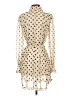 Cinq à Sept Polka Dots Ivory Cocktail Dress Size 2 - photo 2