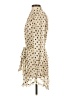 Cinq à Sept Polka Dots Ivory Cocktail Dress Size 2 - photo 5