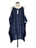 Glam 100% Rayon Blue Kimono Size M - photo 2