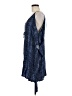 Glam 100% Rayon Blue Kimono Size M - photo 5