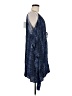 Glam 100% Rayon Blue Kimono Size M - photo 4