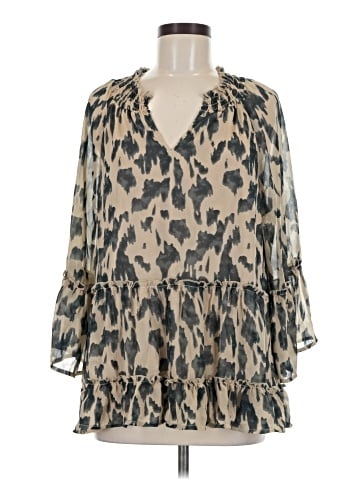 Entro 3/4 Sleeve Blouse (view 1)