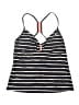 Nike Stripes Black Swimsuit Top Size 10 - photo 1