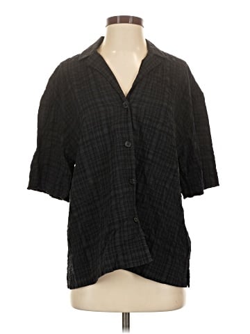 Cos 3/4 Sleeve Button-Down Shirt (view 1)