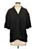 Cos Black 3/4 Sleeve Button-Down Shirt Size S - photo 1
