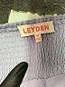 Leyden 100% Polyester Purple 3/4 Sleeve Blouse Size M - photo 3