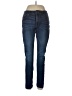Express Solid Blue Jeans Size 10 - photo 1
