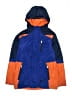 Lands' End 100% Polyester Color Block Blue Snow Jacket Size 10 - 12 - photo 1