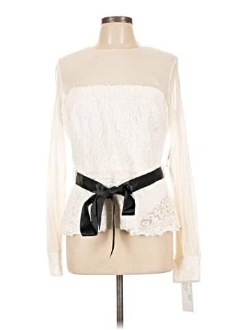 Teri Jon by Rickie Freeman Long Sleeve Blouse (view 1)