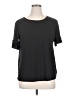 Doublju Black Short Sleeve Top Size XL - photo 1