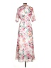 Gabby Skye 100% Polyester Floral Pink Casual Dress Size 10 - photo 2