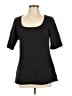 Torrid Black 3/4 Sleeve T-Shirt Size 1X Plus (1) - photo 1