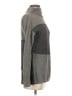 Lafayette 148 New York Color Block Gray Wool Pullover Sweater Size S - photo 4