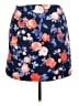 Talbots Floral Blue Casual Skirt Size 14 Petite - photo 2