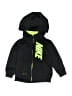 Nike 100% Polyester Black Zip Up Hoodie 9-12 MO / 12 MO - photo 1