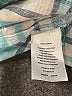 Talbots 100% Cotton Plaid Teal Long Sleeve Button-Down Shirt Size 1X - photo 8