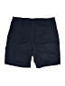 Karen Scott Solid Blue Cargo Shorts Size 10 - photo 2