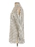 Love Notes 100% Rayon Stripes Ivory Long Sleeve Blouse Size L - photo 5